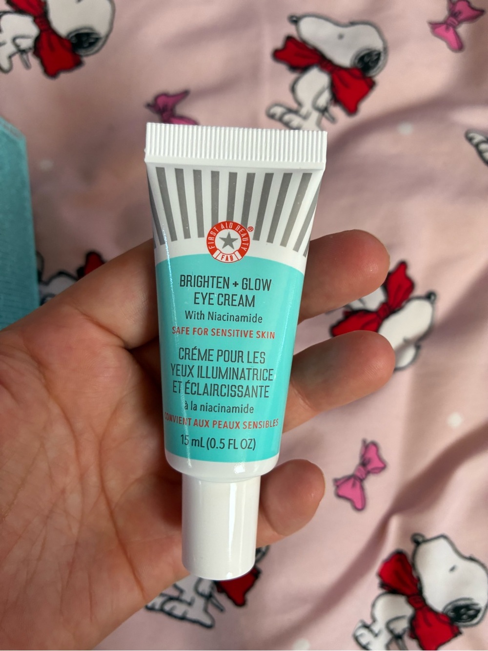 First Aid Beauty Brightening and glow eye cream 15ml new no box